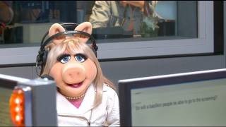 Miss Piggy Visits OnAir with Ryan Seacrest  The Muppets FanAThon  The Muppets [upl. by Toney]