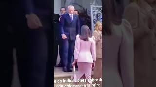 FELIPE VI Y LETIZIA DISCUTEN DELANTE DE MELONI PRIMERA MINISTRA ITALIA [upl. by Symer]