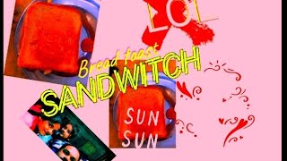 Bread toast sandwitch kaise banayesandwitch breadtoast ब्रेड टोस्ट सैंडविच कैसे बनाए।। [upl. by Arinaj]