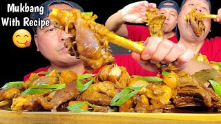 ADOBONG KAMBING WITH PINEAPPLE CHUNK AND ORANGE SODA  ASMR  MUKBANG  COOKING AND EATING SHOW [upl. by Siravrat621]