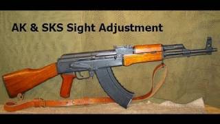 How to Adjust AK  SKS Iron Sights [upl. by Nyssa]