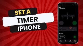 How To Set A Timer On iPhone in 2024 [upl. by Ximenes]