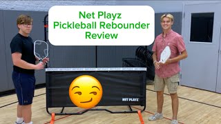 Pro Pickleball Training Device For Improved Consistency  Net Playz 6ft Pickleball Rebounder Review [upl. by Sorips]