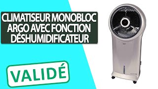 Avis Climatiseur Mobile Monobloc avec Fonction Déshumidificateur ARGO [upl. by Adirahs895]