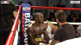 ISHMAEL DAVIS pro debut vs PATRYK BUCZEK  BBTV  BATESON PROMOTIONS LEEDS [upl. by Ecirad]