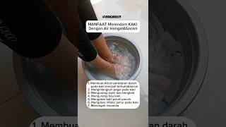 HARUS TAU ‼️ MANFAAT MERENDAM KAKI DENGAN AIR HANGAT DAN GARAM shorts tips manfaat [upl. by Narhet]