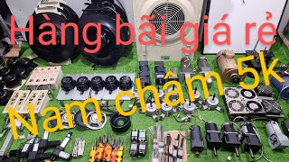 Hàng bãi 25 tháng 11 Nam châm đất hiếm động cơ brushless ray trượt kéo hơi moto giảm tốc [upl. by Aldos]