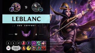 LeBlanc Support vs Skarner  KR Master Patch 1411 [upl. by Jeraldine847]