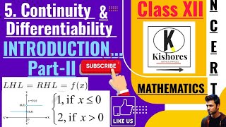 Continuity And Differentiability Class 12  Intro Part 2 [upl. by Ellehsar79]