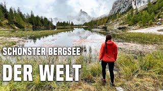 Dolomiten Wanderung Lago Federa  einer der schönsten Bergseen der Welt [upl. by Xilef]