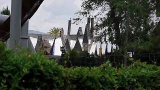 May 2010 update  Wizarding World of Harry Potter construction  Universal theme park [upl. by Skantze]