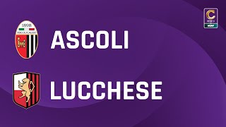 Ascoli  Lucchese 12  Gli Highlights [upl. by Alcot]