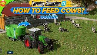 How To Feed Cows in Farming Simulator 23 Easy Method fs23 Tutorial [upl. by Larimer]