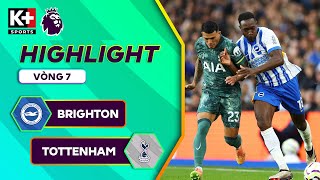 BRIGHTON  TOTTENHAM  CUỘC LỘI NGƯỢC DÒNG CẢM XÚC VỠ ÒA TRÊN SÂN AMEX  NGOẠI HẠNG ANH 2425 [upl. by Ereveneug]