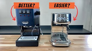 Gaggia Classic Pro Vs Breville Bambino Plus and Bambino [upl. by Dubois923]