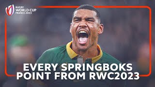 Every South Africa point at Rugby World Cup 2023 [upl. by Desdemona544]