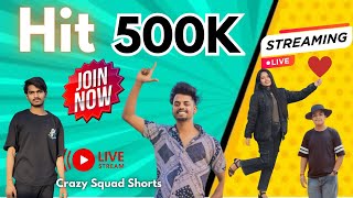 Khelega Free Fire😂  Crazy Squad  shorts comedy funny youtubeshorts shortslive livestream [upl. by Hotchkiss]