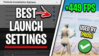 BEST Fortnite Launch Settings FPS Boost amp LOW Ping [upl. by Rednirah607]