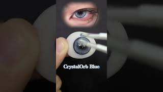 MISLENS crystalOrb Blue 💦 Do you like this one mislens coloredlenses beauty eyecontacts [upl. by Laius]