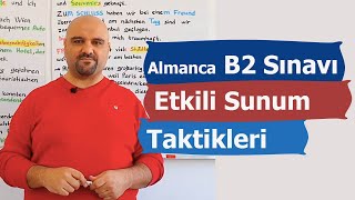 B2 1 Ders Präsentation Tüyoları  Almanca B2 Sınavı Genel Bilgilendirme  Hacı Ahmet Altıner [upl. by Dnomyar]