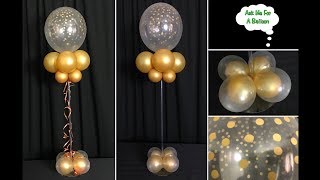 Confetti Balloon Centerpiece With Lights [upl. by Sldney]