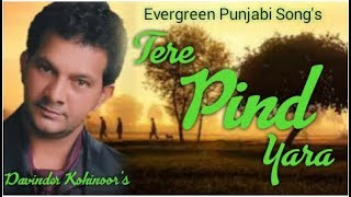 Tere Pind Yara Sadi Vote Na Rahi Ve  Davinder Kohinoor  Evergreen Punjabi Song  By Music Track [upl. by Fishbein]