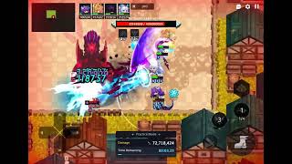 Guardian Tales Raid S94 Lv 105 Basic Harvester but I have no dark team [upl. by Elehcin]