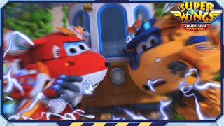 SUPERWINGS7 Time Travel Mayhem part1  Superwings Superpet Adventures  Super Wings  S7 EP32 [upl. by Nick]