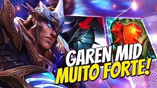 CAI CONTRA O SHISO E AMASSEI DE GAREN MID HAHAHA LoL Wild Rift [upl. by Xavler]