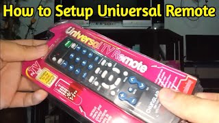 How to Setup Universal Remote [upl. by Oel]