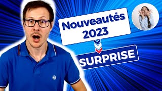 Présentation des nouveautés 2023 [upl. by Airebma498]