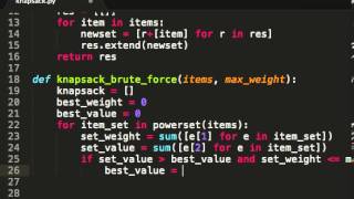 01 knapsack brute force in python [upl. by Phillida168]