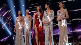 Miss Universe 2018 Top 5 Announcement Question and Answer [upl. by Oluap]