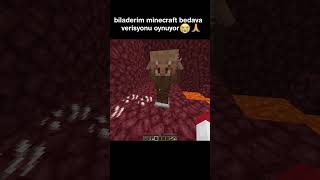 Biladerim Minecraft Bedava Verisyonu Oynuyor😭💀 minecraft [upl. by Heinrike]