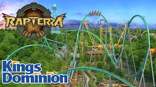 Rapterra NEW 2025 Launched Wing Coaster Kings Dominion  Theme Park News [upl. by Nosam]