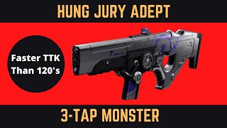 Hung Jury Adept 3Tap FASTER than a 120 Destiny 2 Season of the Splicer [upl. by Trueman]