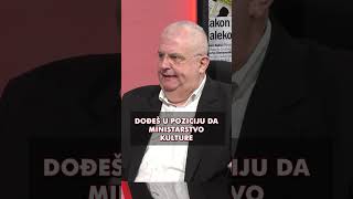 Nenad Čanak  U Srbiji je kultura spala na političku ekspozituru [upl. by Nelehyram]