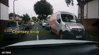 Practical Driving Test Route Morden 05 August 2023 [upl. by Lanny706]