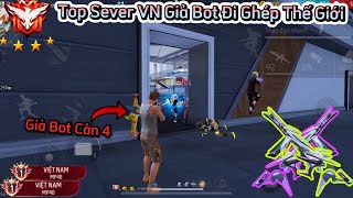 Free Fire Top Sever VN Mp40 “Giả Bot” Đi Ghép Thế Giới Gánh Team Top 1 Và Cái Kết [upl. by Uile549]