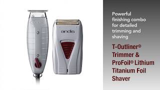 Andis Finishing Combo TOutliner amp Foil Shaver [upl. by Pirali]