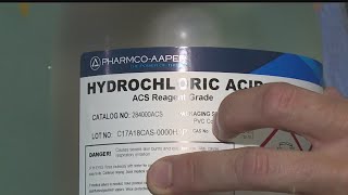 Hydrochloric acid Household cleaner and evacuationinducing chemical [upl. by Gilberto]