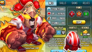 Monster Legends PUGNUS level 150 REVIEW Kenecro 20 [upl. by Kelci]