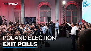 Exit polls put opposition ahead in Poland election [upl. by Blanc92]