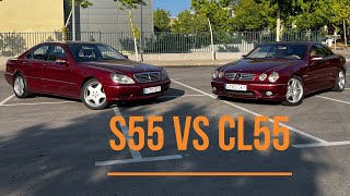 MercedesBenz S55 AMG vs CL 55 AMG [upl. by Eninnaj384]