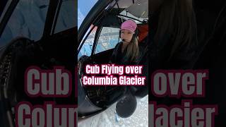 Flying the Carbon Cub over one of the fastest moving glaciers in the world Columbia Glacier Alaska [upl. by Gershon642]