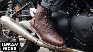 MERLIN Derby Brogue WP Motorcycle Boot Review [upl. by Catarina]