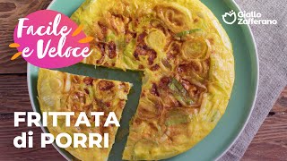 FRITTATA DI PORRI  SALVACENA PERFETTO✨💚🌿 [upl. by Niehaus]