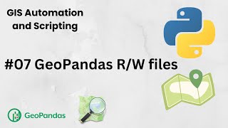 Geospatial Python  07  GeoPandas RW files [upl. by Inavoy]