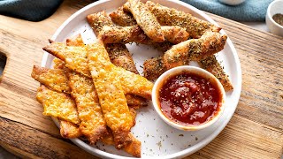 Low Carb amp Keto Breadsticks Made 3 Ways [upl. by Furtek509]