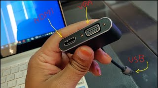 USB to HDMIVGA Converter Review in Bangla [upl. by Acalia]